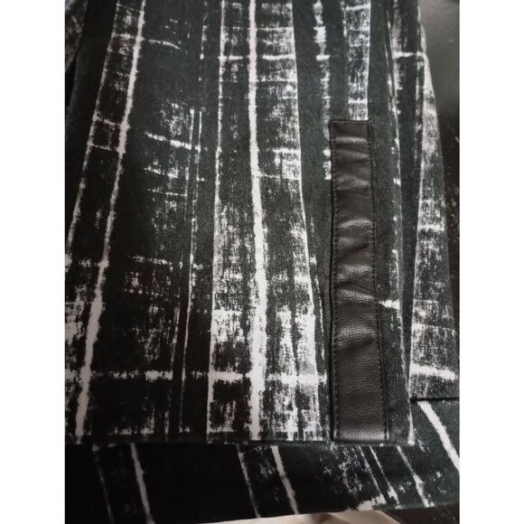 Banana Republic Pants Ladies 6 Petite Sloan Black White - Picture 6 of 9